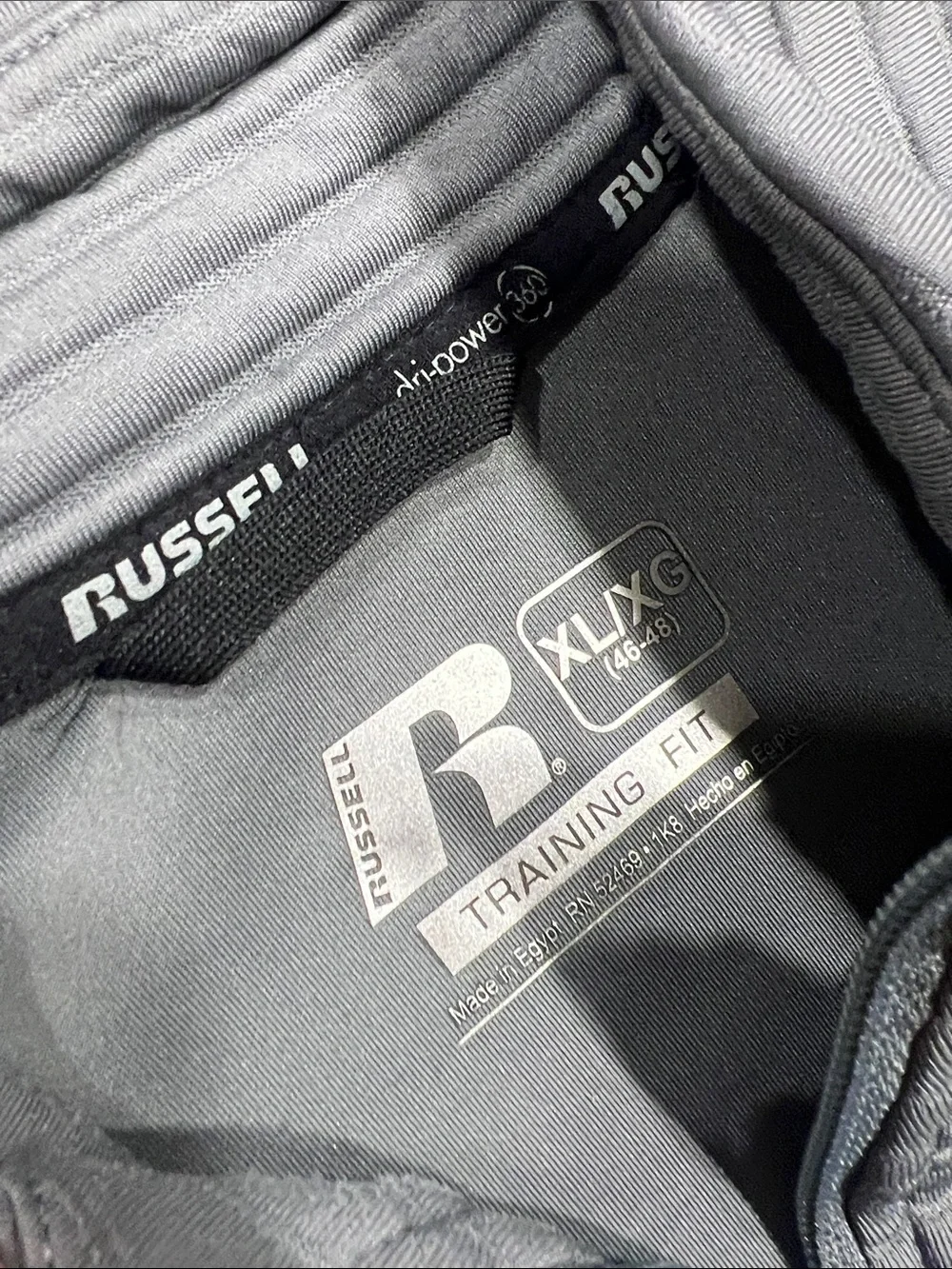Men's Half-Zip Performance Pullover Jacket - Gray Russell training fit XL z24
